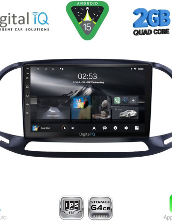 DIGITAL IQ RSD 1138_CPA (9inc) MULTEMDIA MULTIMEDIA TABLET for FIAT DOBLO – OPEL COMBO mod. 2015-2018