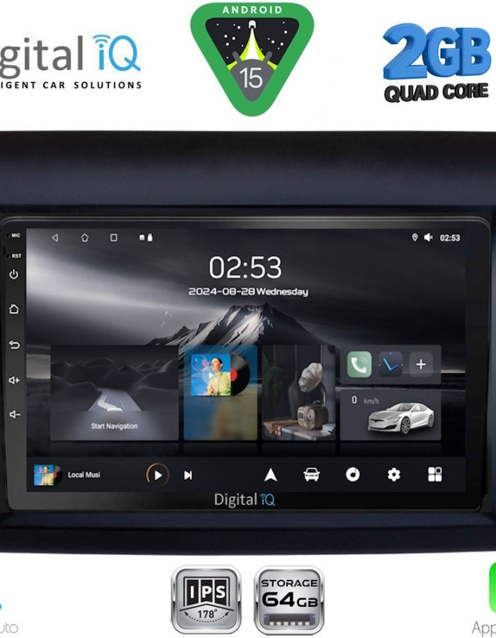 DIGITAL IQ RSD 1141_CPA (9inc) MULTIMEDIA TABLET for FIAT DUCATO – CITROEN JUMPER – PEUGEOT BOXER mod. 2011-2021