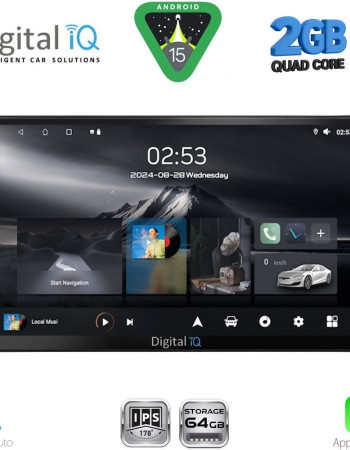 DIGITAL IQ RSD 1149_CPA DASH (9inc) MULTIMEDIA TABLET for FIAT TIPO mod. 2018-2023