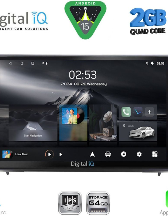 DIGITAL IQ RSD 1151_CPA (10inc) MULTIMEDIA TABLET for FORD ECOSPORT mod. 2018-2023