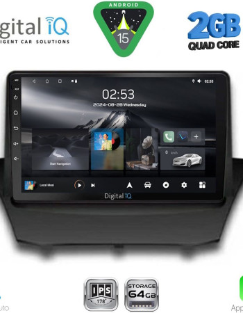 DIGITAL IQ RSD 1154A_CPA (9inc) MULTIMEDIA TABLET for FORD FIESTA mod. 2008-2017