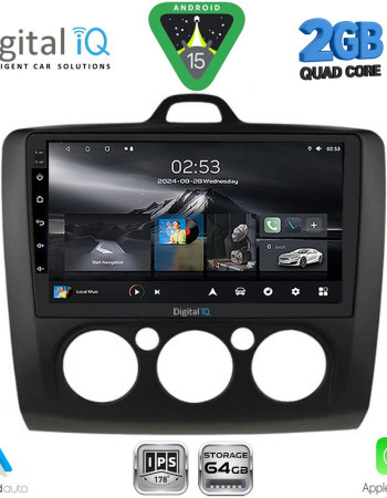DIGITAL IQ RSD 1156BL_CPA A/C (9inc) MULTIMEDIA TABLET for FORD FOCUS mod. 2005-2012 (BLACK)