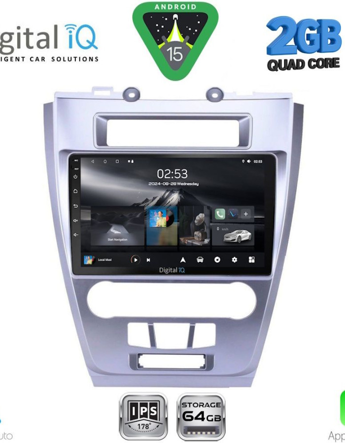 DIGITAL IQ RSD 1159_CPA (10inc) MULTIMEDIA TABLET for FORD FUSION mod. 2012-2017