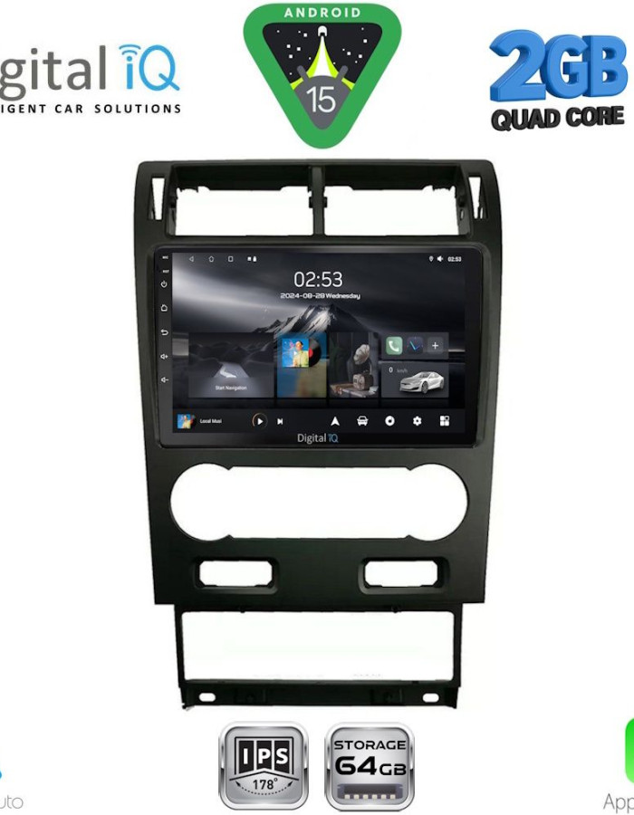 DIGITAL IQ RSD 1161A_CPA (9inc) MULTIMEDIA TABLET for FORD MONDEO mod. 2003-2006