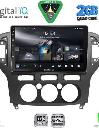 DIGITAL IQ RSD 1162_CPA A/C (10inc) MULTIMEDIA TABLET for FORD MONDEO mod. 2007-2011