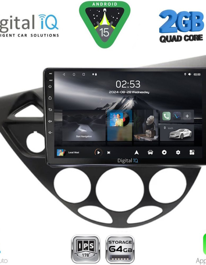 DIGITAL IQ RSD 1169_CPA  (9inc) MULTIMEDIA TABLET for FORD FOCUS mod. 1998-2004