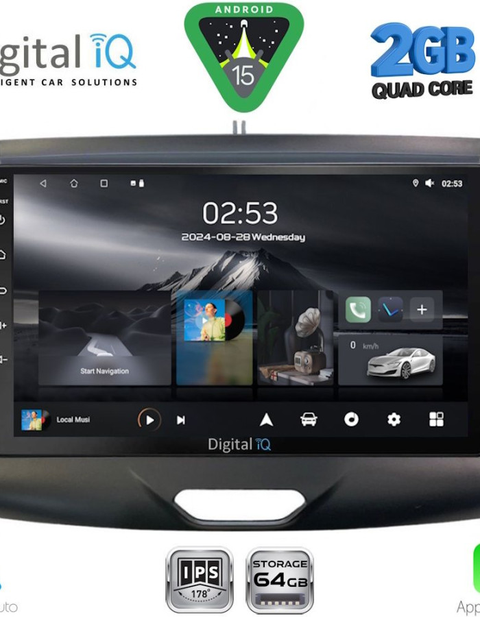 DIGITAL IQ RSD 1172_CPA (9inc) MULTIMEDIA TABLET for FORD RANGER mod. 2015-2018