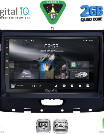 DIGITAL IQ RSD 1173_CPA (9inc) MULTIMEDIA TABLET for FORD RANGER mod. 2018-2023