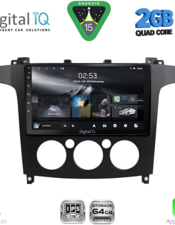 DIGITAL IQ RSD 1175_CPA A/C (9inc) MULTIMEDIA TABLET for FORD SMAX mod. 2006-2014