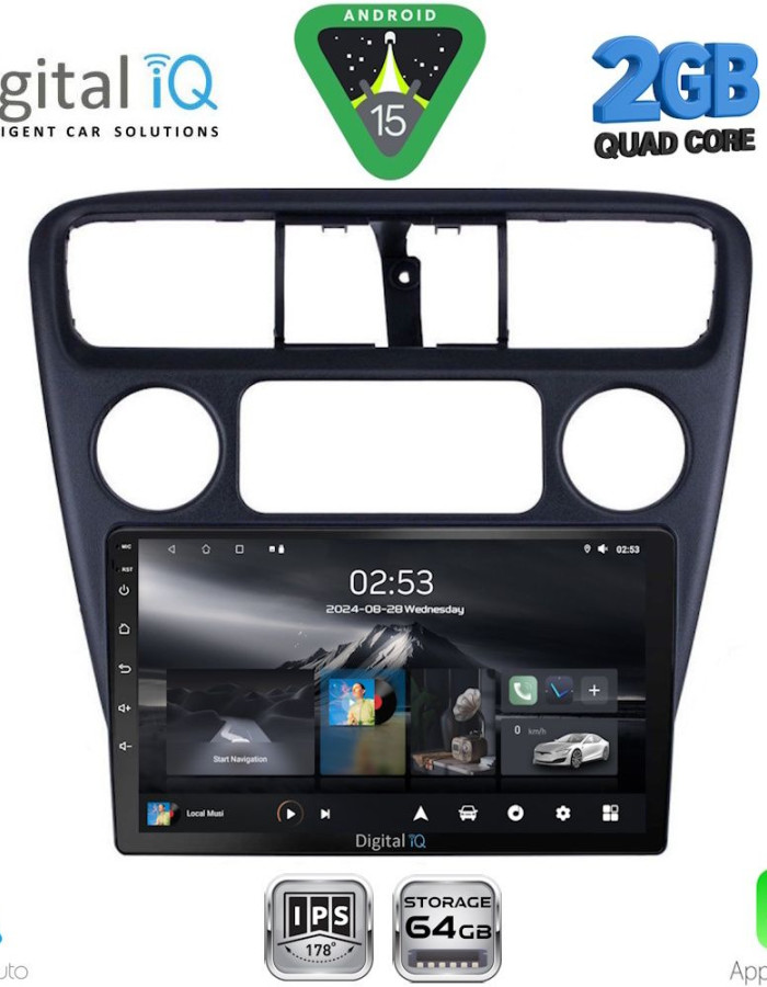 DIGITAL IQ RSD 1181_CPA (9inc) MULTIMEDIA TABLET for HONDA ACCORD COUPE mod. 1998-2004