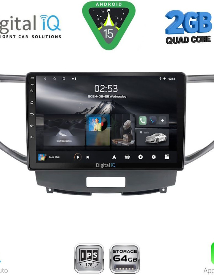 DIGITAL IQ RSD 1183_CPA (9inc) MULTIMEDIA TABLET for HONDA ACCORD mod. 2008-2013