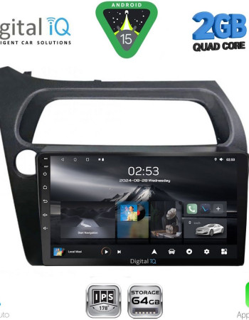 DIGITAL IQ RSD 1189_CPA (9inc) MULTIMEDIA TABLET for HONDA CIVIC 3D-5D mod. 2006-2012