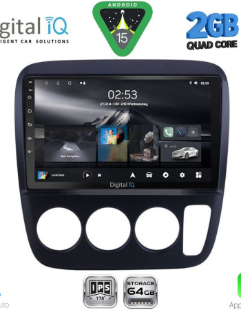 DIGITAL IQ RSD 1196_CPA A/C (9inc) MULTIMEDIA TABLET for HONDA CRV mod. 1996-2006