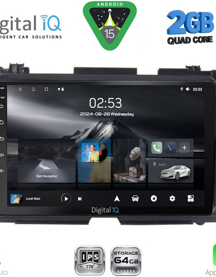 DIGITAL IQ RSD 1201_CPA (9inc) MULTIMEDIA TABLET for HONDA HRV mod. 2015-2021