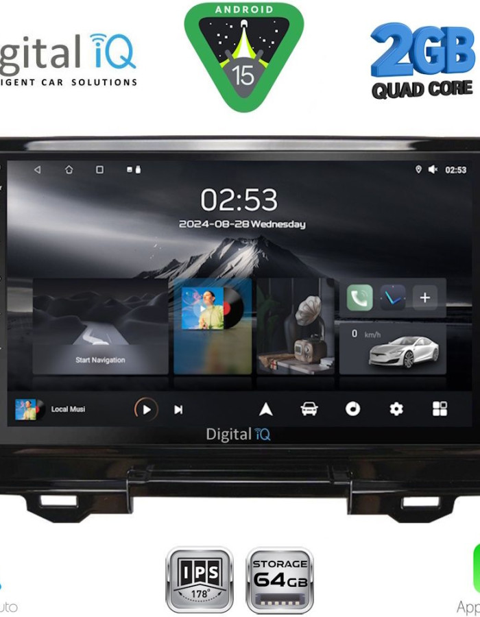 DIGITAL IQ RSD 1202_CPA (9inc) MULTIMEDIA TABLET for HONDA HRV mod. 2021-2026