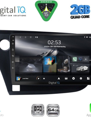 DIGITAL IQ RSD 1205_CPA (9inc) MULTIMEDIA TABLET for HONDA INSIGHT mod. 2009-2014