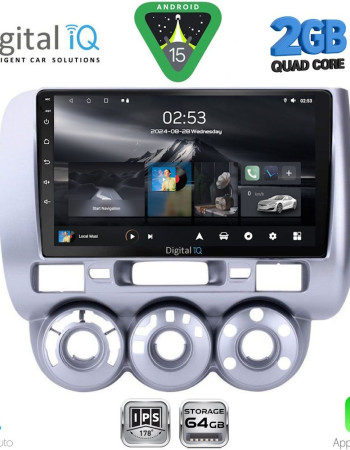 DIGITAL IQ RSD 1210_CPA A/C (9inc) MULTIMEDIA TABLET for HONDA JAZZ mod. 2002-2008
