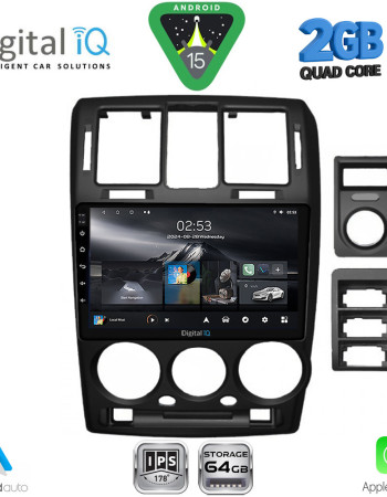 DIGITAL IQ RSD 1222BL_CPA (9inc) MULTIMEDIA TABLET for HYUNDAI GETZ mod. 2002-2011 (BLACK)