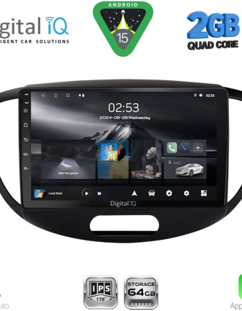 DIGITAL IQ RSD 1223_CPA (9inc) MULTIMEDIA TABLET for HYUNDAI i10 mod. 2008-2013