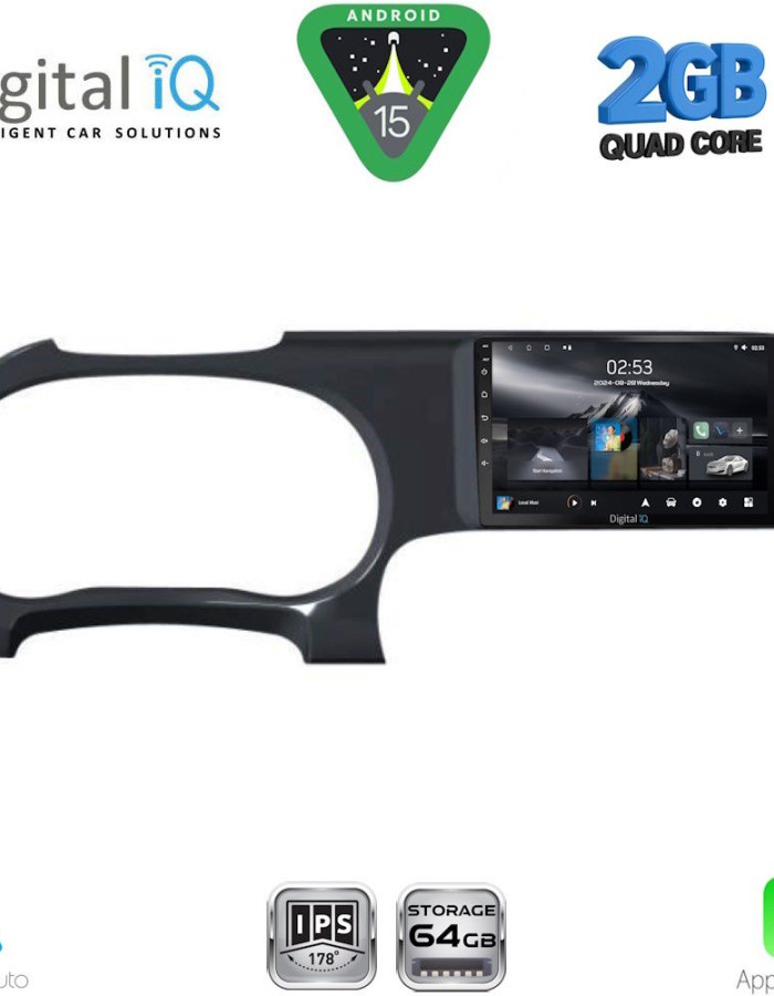 DIGITAL IQ RSD 1225_CPA (9inc) MULTIMEDIA TABLET for HYUNDAI i10 mod. 2020-2026