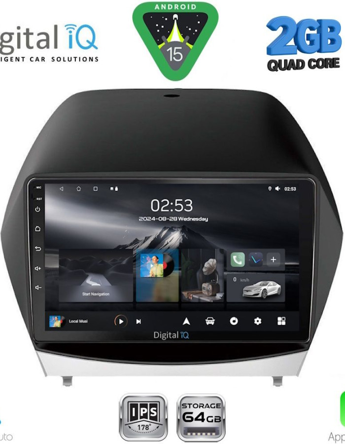 DIGITAL IQ RSD 1235_CPA (10inc) MULTIMEDIA TABLET for HYUNDAI iX35  mod. 2010-2015