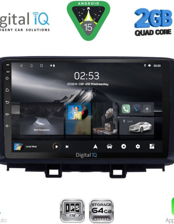 DIGITAL IQ RSD 1237_CPA (10inc) MULTIMEDIA TABLET for HYUNDAI KONA mod. 2017-2023