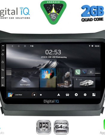 DIGITAL IQ RSD 1238_CPA (9inc) MULTIMEDIA TABLET for HYUNDAI IX45 - SANTA FE mod. 2013-2017