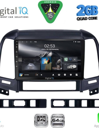 DIGITAL IQ RSD 1239_CPA (9inc) MULTIMEDIA TABLET for HYUNDAI SANTA FE  mod. 2005-2013