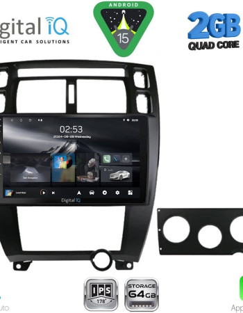 DIGITAL IQ RSD 1241BL_CPA (10inc) MULTIMEDIA TABLET for HYUNDAI TUCSON mod. 2004-2010 (BLACK)