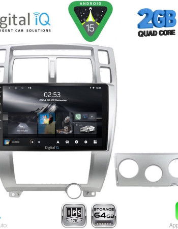 DIGITAL IQ RSD 1241SL_CPA (10inc) MULTIMEDIA TABLET for HYUNDAI TUCSON mod. 2004-2010 (SILVER)