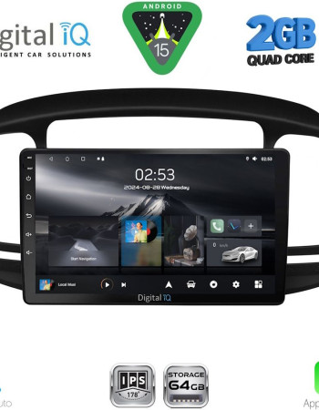 DIGITAL IQ RSD 1249BL_CPA (9inc) MULTIMEDIA TABLET for HYUNDAI ACCENT mod. 2005-2012 (BLACK)