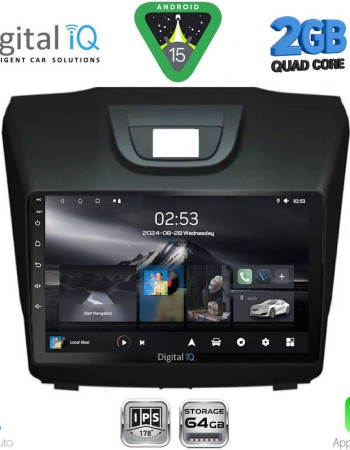 DIGITAL IQ RSD 1255_CPA (9inc) MULTIMEDIA TABLET for ISUZU DMAX mod. 2012-2020