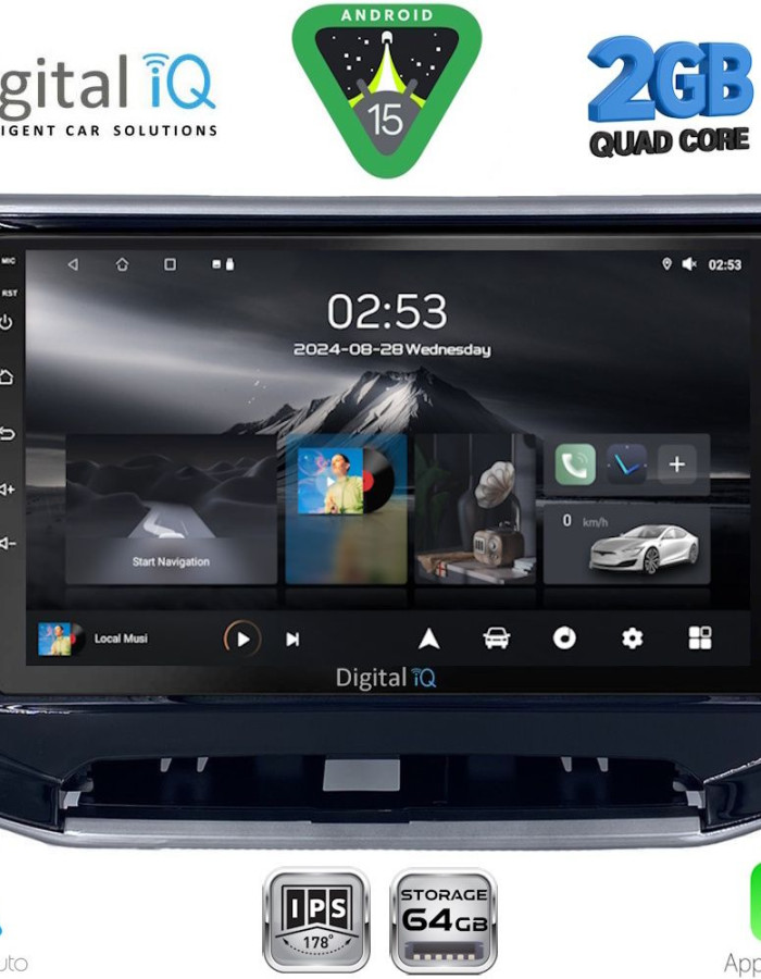 DIGITAL IQ RSD 1279_CPA (10inc) MULTIMEDIA TABLET for JEEP COMPASS mod. 2022-2026