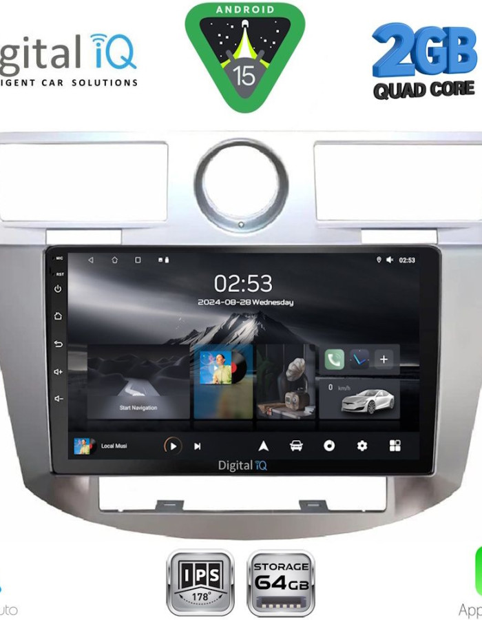 DIGITAL IQ RSD 1289_CPA (9inc) MULTIMEDIA for CHRYSLER SEBRING mod. 2008-2010