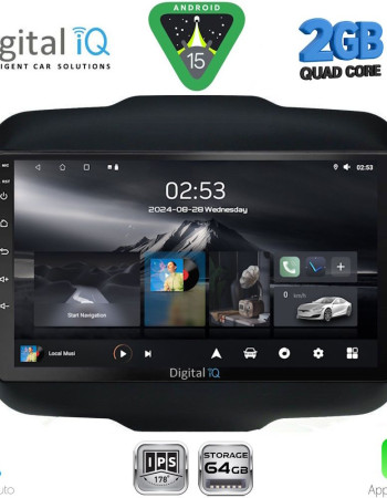 DIGITAL IQ RSD 1290_CPA (9inc) MULTIMEDIA TABLET for JEEP RENEGADE  mod. 2014-2025