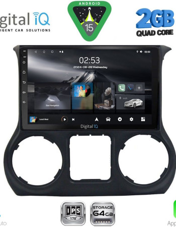 DIGITAL IQ RSD 1295_CPA (10inc) MULTIMEDIA TABLET for JEEP WRANGLER  mod. 2011-2014