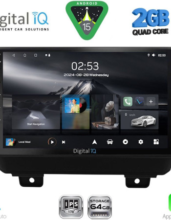 DIGITAL IQ RSD 1298_CPA (9inc) MULTIMEDIA TABLET for JEEP WRANGLER mod. 2018-2026