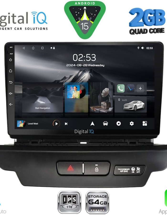DIGITAL IQ RSD 1304_CPA (9inc) MULTIMEDIA TABLET for KIA CEED - XCEED mod. 2018-2022