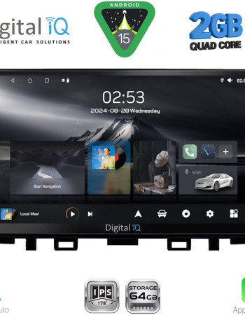 DIGITAL IQ RSD 1316_CPA (9inc) MULTIMEDIA TABLET for KIA RIO mod. 2018-2026 – STONIC mod. 2017-2026