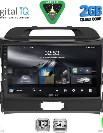 DIGITAL IQ RSD 1325_CPA (9inc) MULTIMEDIA TABLET for KIA SPORTAGE mod. 2010-2015
