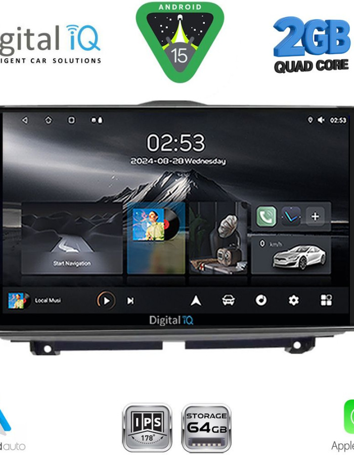 DIGITAL IQ RSD 1338_CPA (9inc)  MULTIMEDIA TABLET for LADA GRANTA mod. 2012-2026