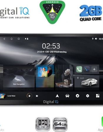 DIGITAL IQ RSD 1360_CPA (9inc) MULTIMEDIA TABLET for MAZDA 2 mod. 2002-2007