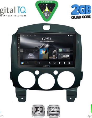 DIGITAL IQ RSD 1361_CPA (9inc) MULTIMEDIA TABLET for MAZDA 2  mod. 2007-2014