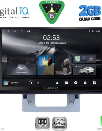 DIGITAL IQ RSD 1364_CPA DASH (9inc) MULTIMEDIA TABLET for MAZDA BT50 mod. 2012-2019