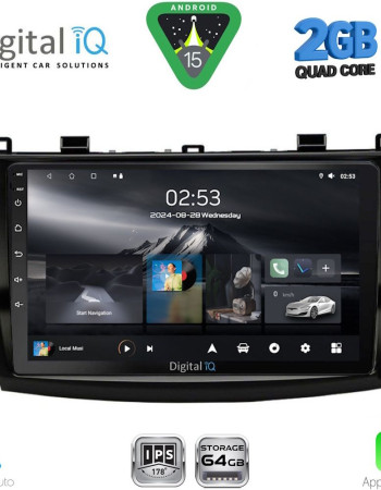 DIGITAL IQ RSD 1366_CPA (9inc) MULTIMEDIA TABLET for MAZDA 3 mod. 2009-2014
