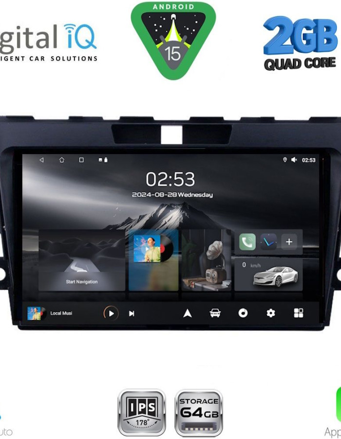 DIGITAL IQ RSD 1389_CPA (9inc) MULTIMEDIA TABLET for MAZDA CX7  mod. 2006-2012
