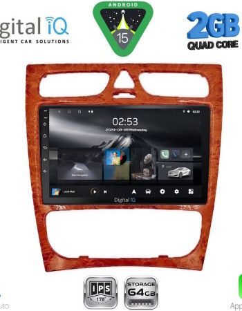 DIGITAL IQ RSD 1402CH_CPA (9inc) MUTIMEDIA TABLET for MERCEDES C (W203) mod. 1999-2004