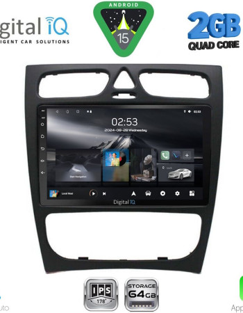 DIGITAL IQ RSD 1402_CPA (9inc) MUTIMEDIA TABLET for MERCEDES C (W203) mod. 1999-2004