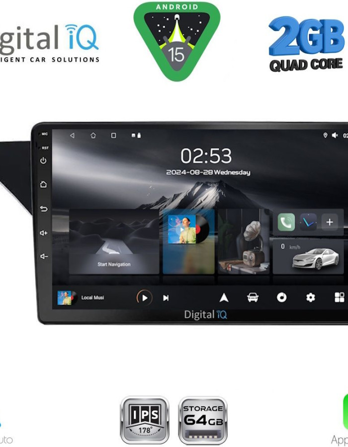 DIGITAL IQ RSD 1412_CPA (NTG 4.5) (9inc) MULTIMEDIA TABLET for MERCEDES GLK (X204) mod. 2013-2017