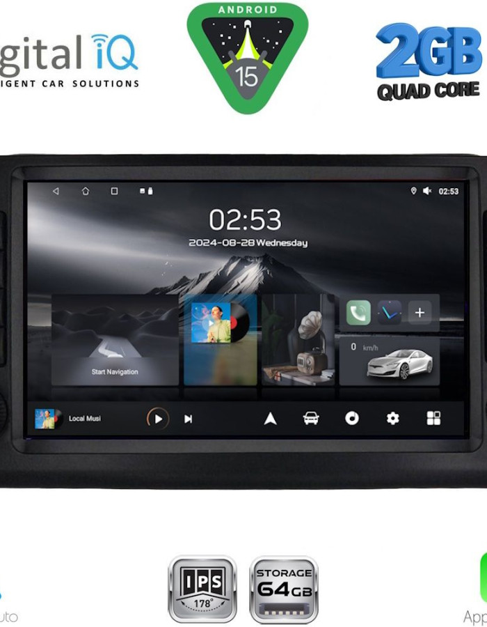 DIGITAL IQ RSD 1416_CPA (9inc) MULTIMEDIA TABLET for MERCEDES ML (W164) – GL (X164) mod. 2005-2011